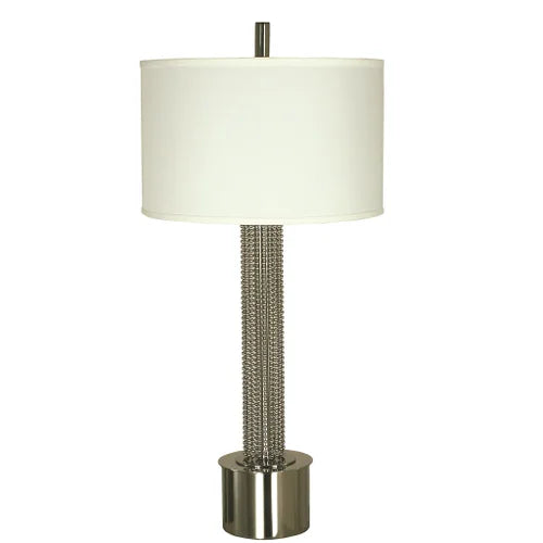 Thumprints Apollonia Polished Nickel Table Lamp