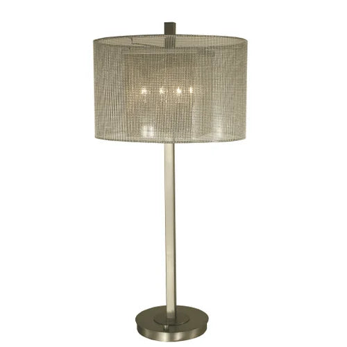 Thumprints Noelle Brushed Nickel Table Lamp
