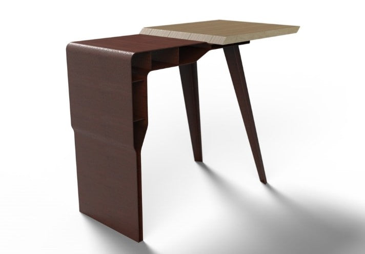 TrackDesign MESETA | Wood and Corten Console