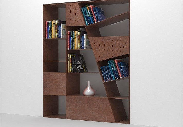 TrackDesign SCRINEUM | Corten Bookcase