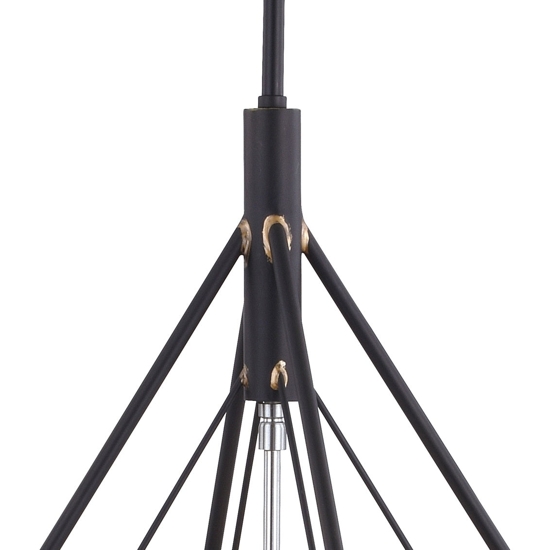 Vaxcel Bartlett 24 in. W 4 Light Pendant Oil Rubbed Bronze with Satin Nickel