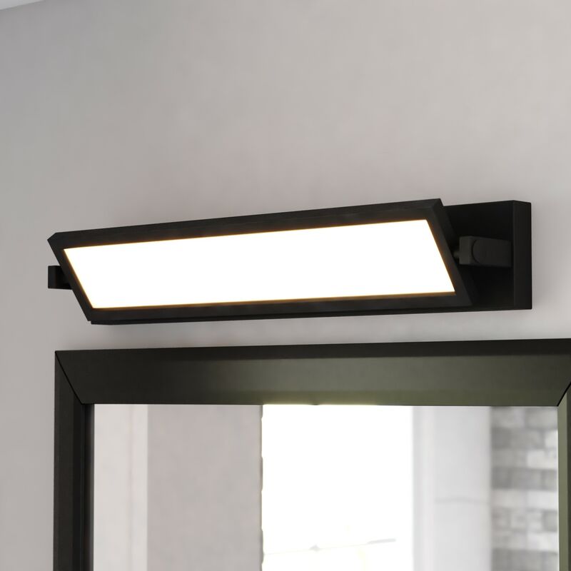 Vaxcel Fremont 27-in. LED Vanity Light Matte Black
