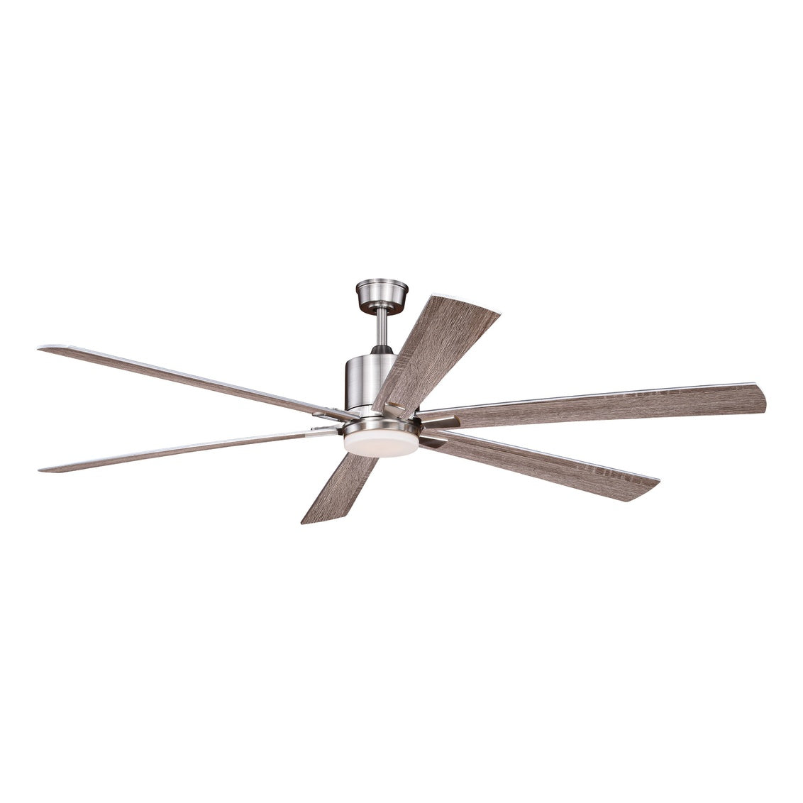 Vaxcel Wheelock 72" Satin Nickel"door Ceiling Fan with Light Kit and Remote