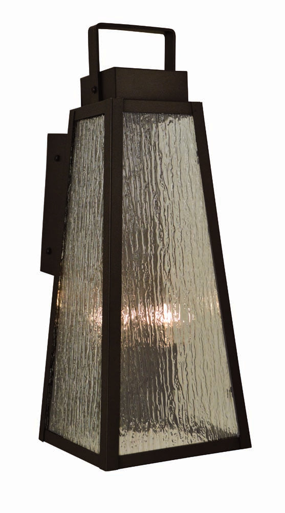 Arroyo Craftsman Wellesley 17" Iron High Wall Mount With Aerolite Glass