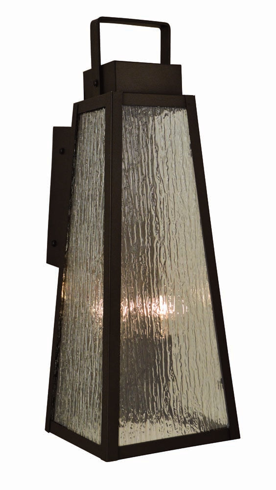 Arroyo Craftsman Wellesley 24" Antique Brass High Wall Mount With Almond Mica Glass