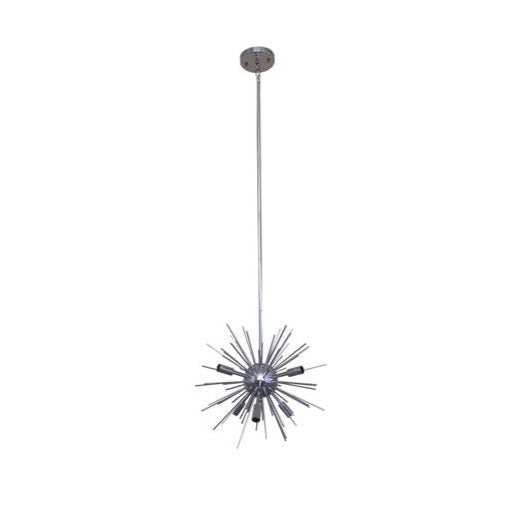 Whitfield Lighting Jennifer 16" x 16" Chrome Finish 6-Light Chandelier