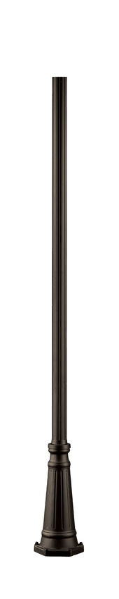 Z-Lite 10" W x 96" H Oil Rubbed Bronze Aluminum Outdoor Post and Hardware