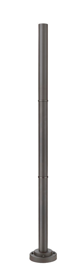 Z-Lite 9" W x 76" H Deep Bronze Aluminum Outdoor Post and Hardware