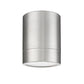 Z-Lite Algar 6" 1-Light LED Brushed Nickel Steel With Frosted Acrylic Shade Flush Mount Light
