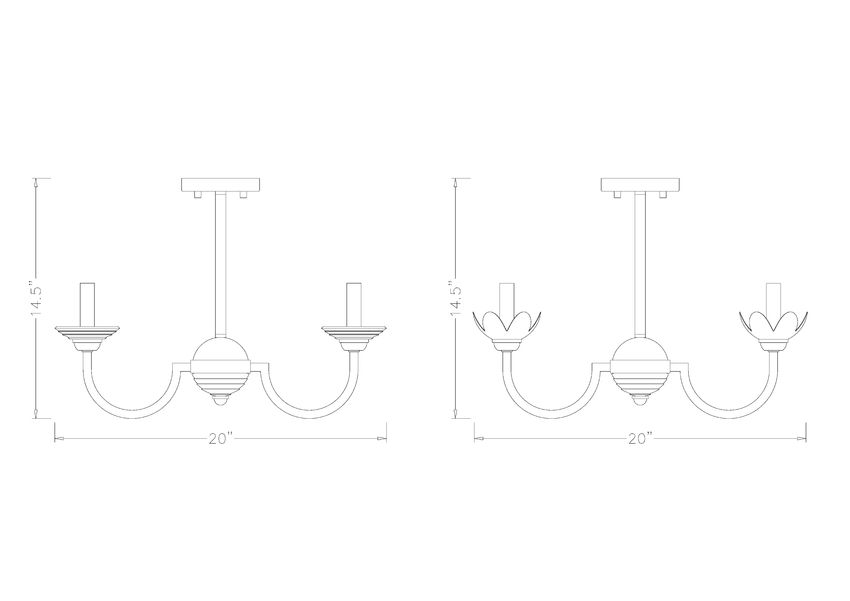Z-Lite Allistair 4-Light Candelabra Bulb Base Modern Gold Steel Frame Clear Ribbed Glass Shade Semi Flush Mount Lighting