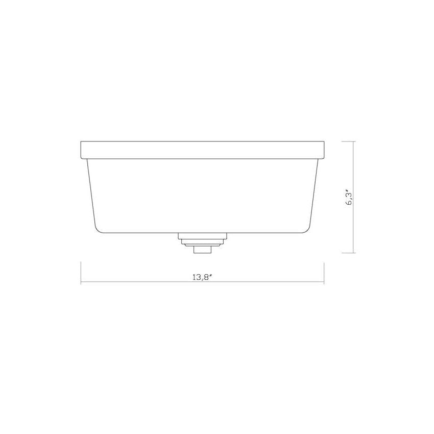 Z-Lite Arlington 14" 3-Light Matte Black Flush Mount Lighting With Matte Opal Glass Shade