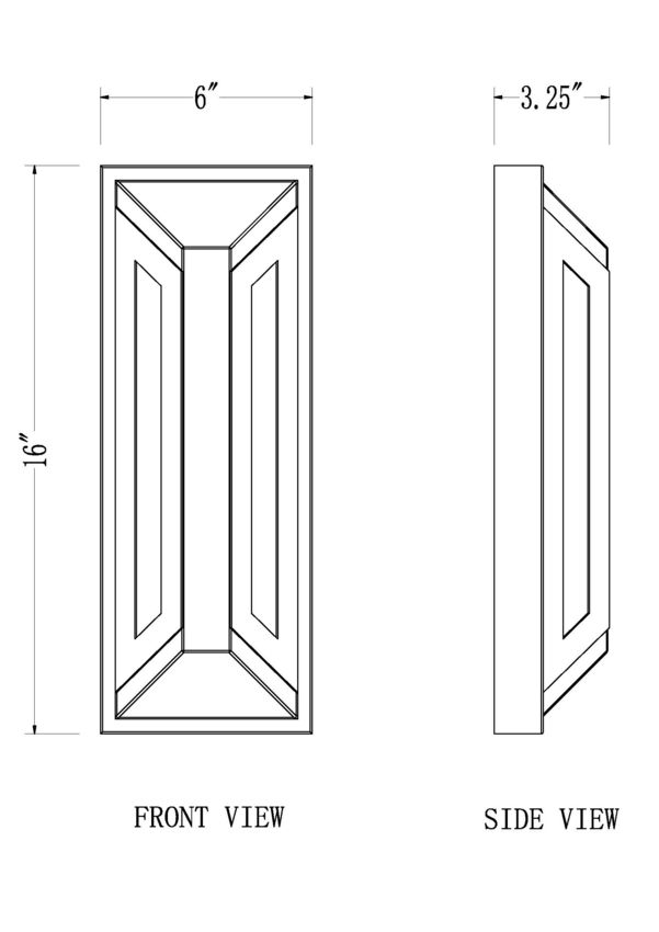 Z-Lite Banff 5028M-BK-LED 2-Light LED-Integrated Sand Black Aluminum Frame Opal Etched Glass Shade Outdoor Wall Light