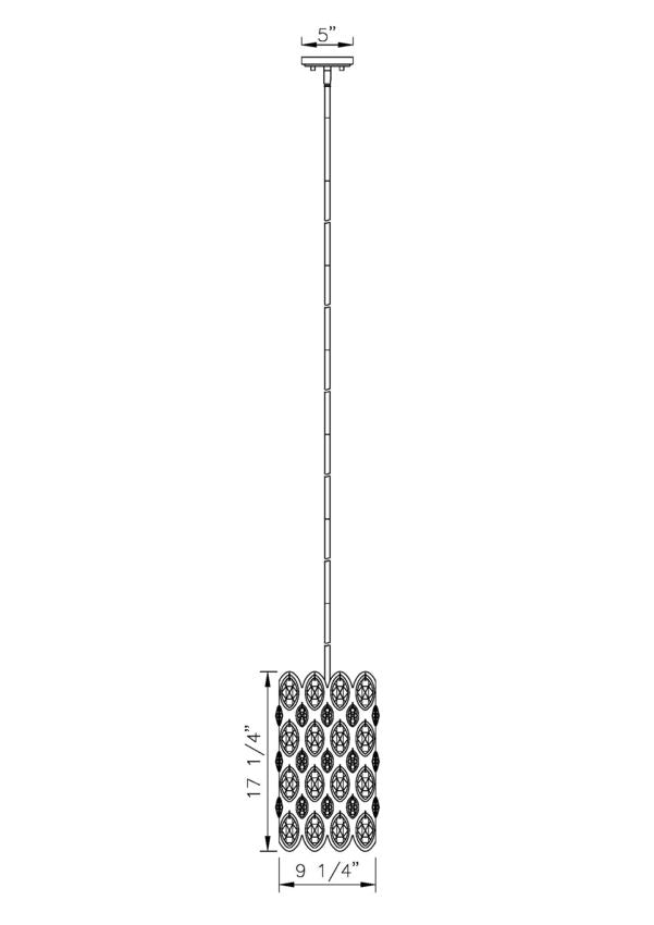 Z-Lite Dealey 10" 3-Light Heirloom Brass Pendant Light With Steel and Crystal Shade