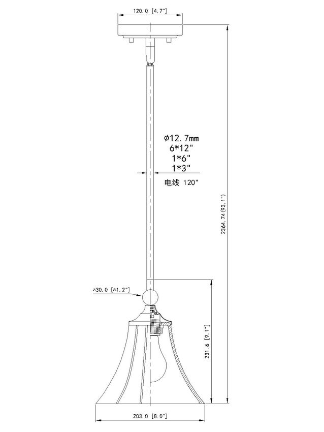 Z-Lite Fleur 8" 1-Light Modern Gold Steel Frame Opal Etched Glass Shade Pendant Light