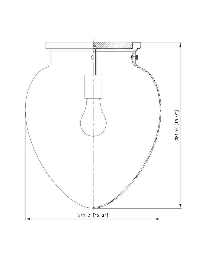 Z-Lite Gideon 13" 1-Light Modern Gold and Etched Opal Glass Shade Flush Mount Lighting