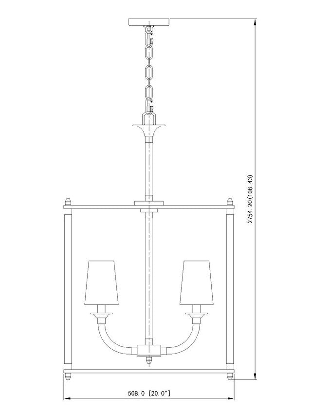 Z-Lite Katerina 20" 5-Light Candelabra Base Rubbed Brass Steel and Glass White Fabric Shade Chandelier