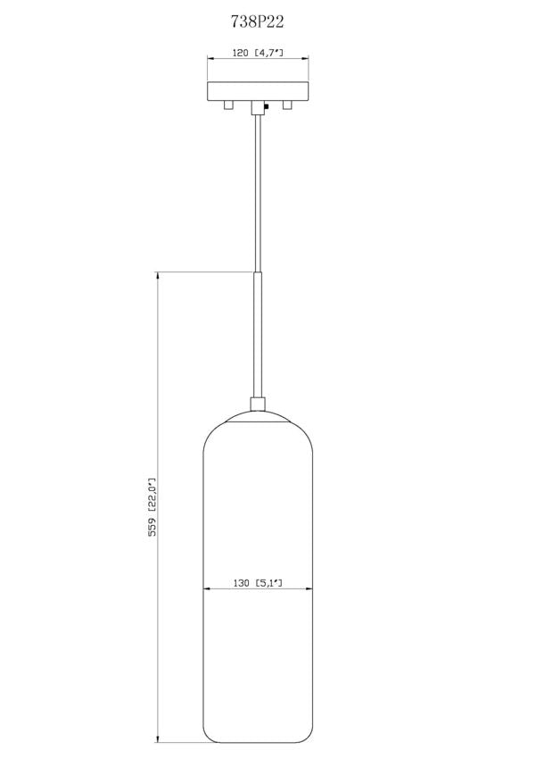 Z-Lite Monty 5" 1-Light Matte Black Pendant Light With Seedy Glass Shade
