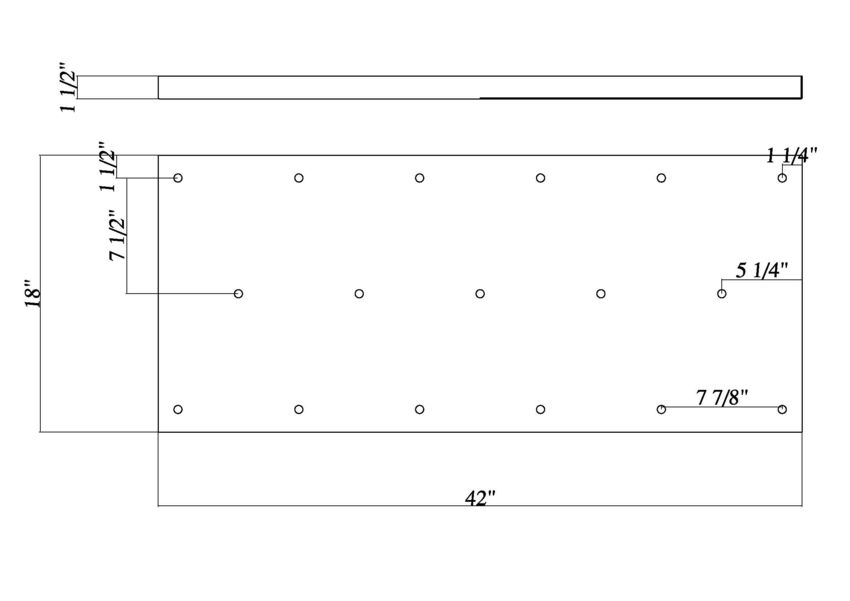 Z-Lite Multi Point Canopy 42" Matte Black Steel Ceiling Plate