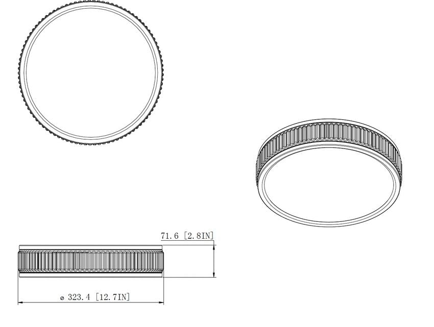 Z-Lite Stari 13" 1-Light LED Integrated Modern Gold Steel Frosted Acrylic Shade Flush Mount Lighting