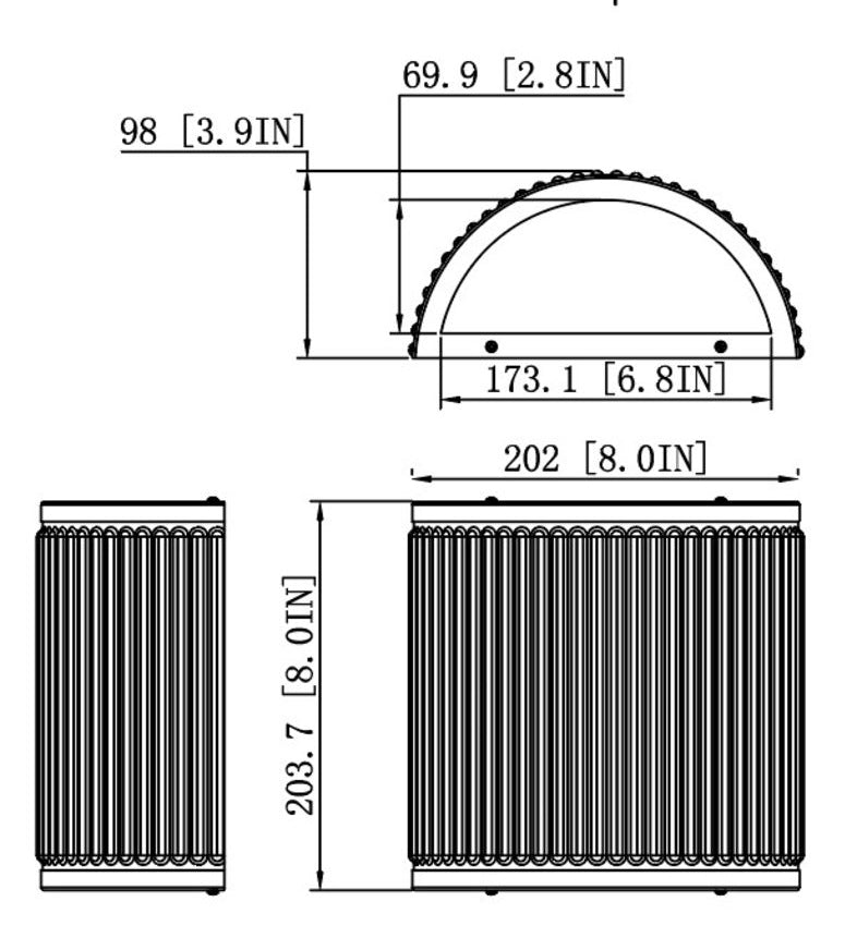 Z-Lite Stari 8" 1-Light LED Integrated Modern Gold Steel Frosted Acrylic Shade Flush Mount Lighting