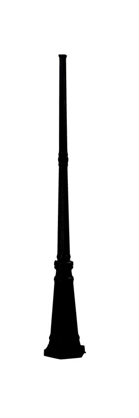 Z-Lite Waterloo 10" W x 71" H Black Aluminum Outdoor Post and Hardware