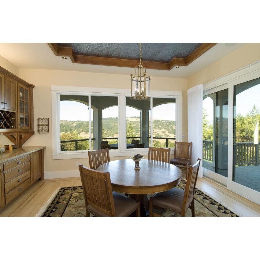 Z-Lite Wyndham 12" 4-Light Clear Glass Shade Chandelier With Heirloom Brass Frame Finish