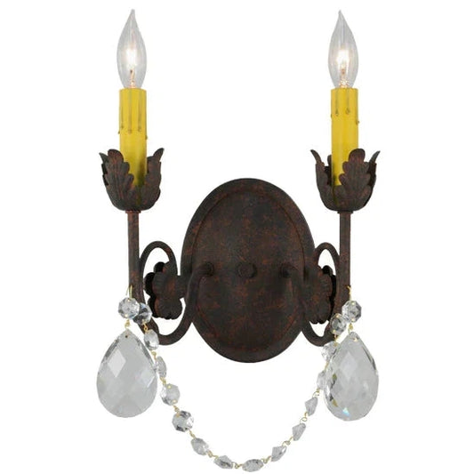 2nd Ave Lighting 10″ Antonia 2 LT Wall Sconce
