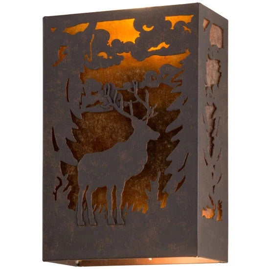 2nd Ave Lighting 10″ Deer Wall Sconce