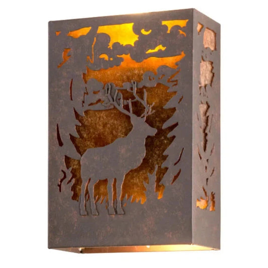 2nd Ave Lighting 10″ Deer Wall Sconce
