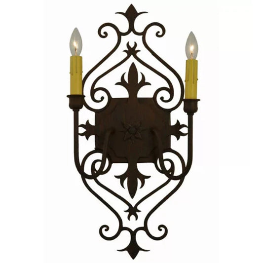 2nd Ave Lighting 11″ Wide Louisa 2 Light Wall Sconce