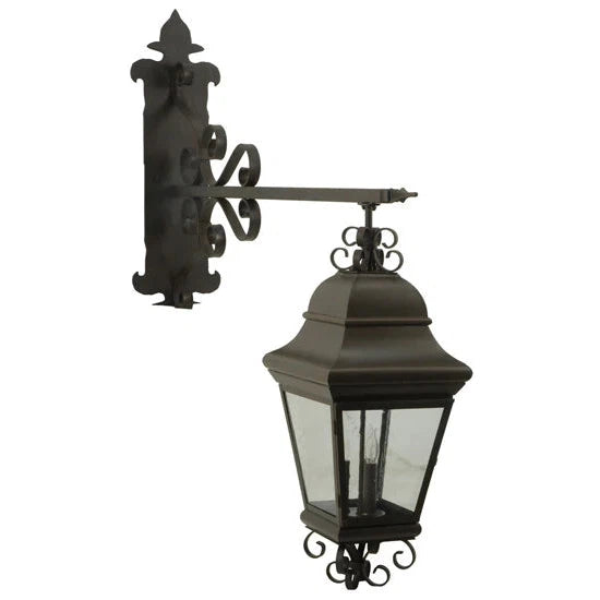 2nd Ave Lighting 11″ Wide Monaco Lantern Wall Sconce