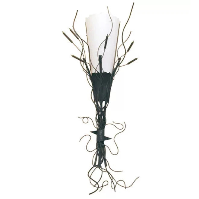2nd Ave Lighting 12″ Wide Cattail Wall Sconce