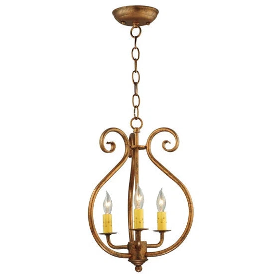 2nd Ave Lighting 12″ Wide Easton 3 Light Pendant