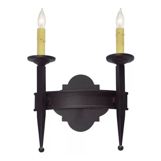 2nd Ave Lighting 12″ Wide Fascia 2 Light Wall Sconce