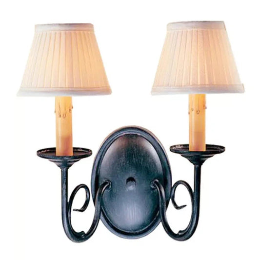 2nd Ave Lighting 12″ Wide Jenna 2 Light Wall Sconce