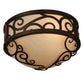 2nd Ave Lighting 12″ Wide Lilliana Flushmount