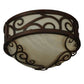 2nd Ave Lighting 12″ Wide Lilliana Flushmount