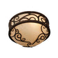 2nd Ave Lighting 12″ Wide Lilliana Flushmount