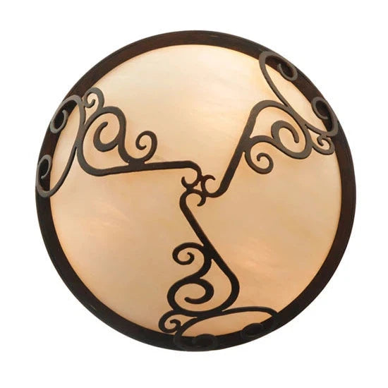 2nd Ave Lighting 12″ Wide Lilliana Flushmount