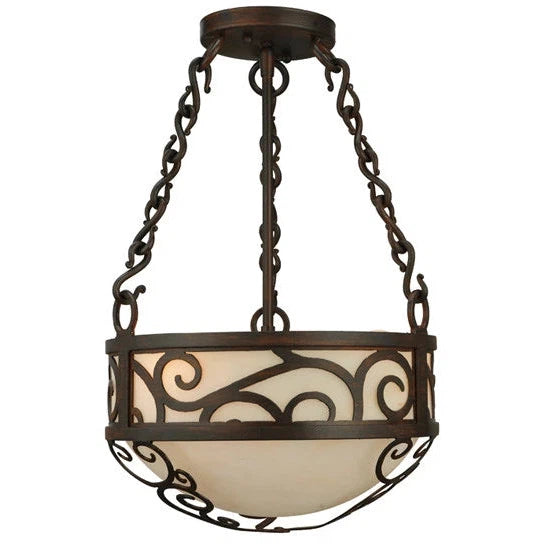 2nd Ave Lighting 12″ Wide Lilliana Inverted Pendant
