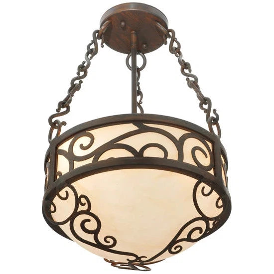 2nd Ave Lighting 12″ Wide Lilliana Inverted Pendant