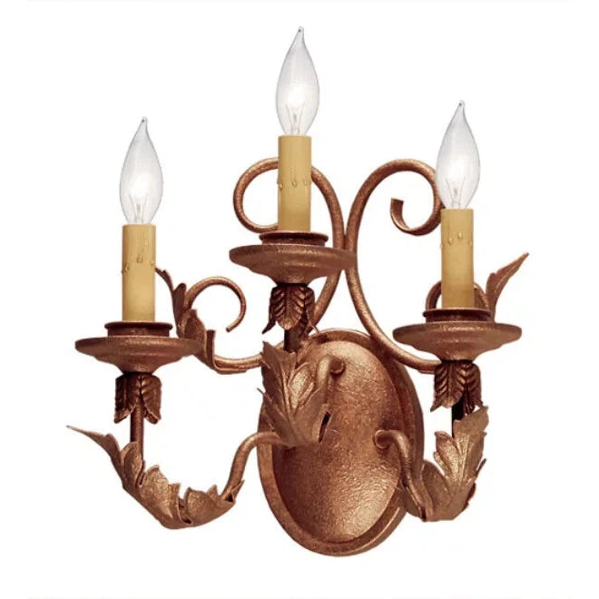 2nd Ave Lighting 12″ Wide Natalia 3 Light Wall Sconce