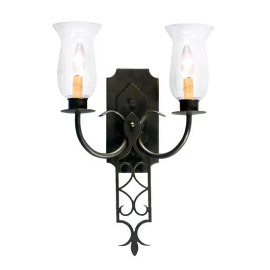 2nd Ave Lighting 14″ Wide Gabrielle 2 Light Wall Sconce