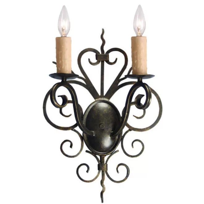 2nd Ave Lighting 15″ Wide Kenneth 2 Light Wall Sconce