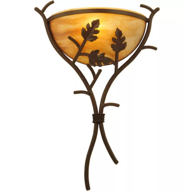 2nd Ave Lighting 15.25″ Oak Branch Wall Sconce