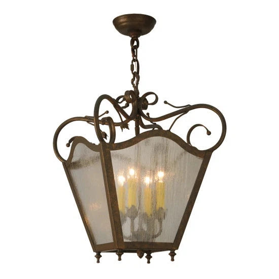 2nd Ave Lighting 16″ Square Terena 4 Light Pendant