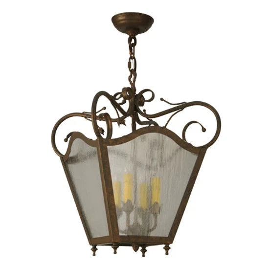 2nd Ave Lighting 16″ Square Terena 4 Light Pendant