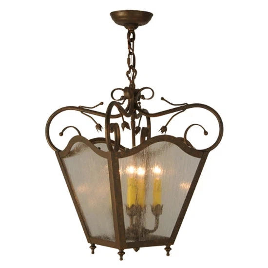 2nd Ave Lighting 16″ Square Terena 4 Light Pendant