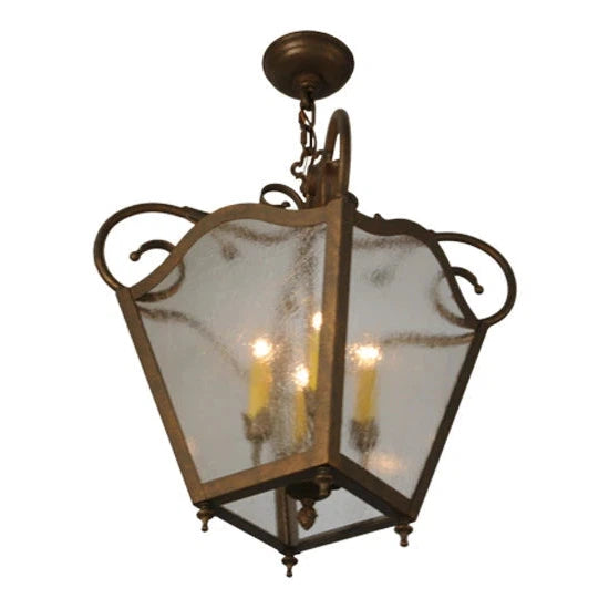 2nd Ave Lighting 16″ Square Terena 4 Light Pendant
