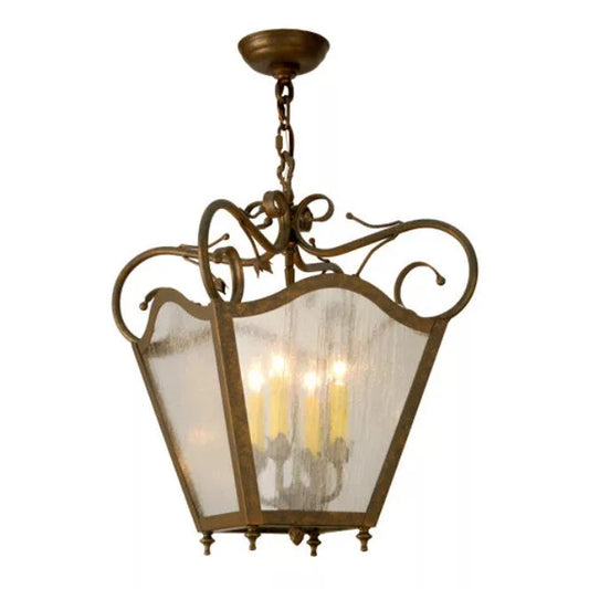 2nd Ave Lighting 16″ Square Terena 4 Light Pendant
